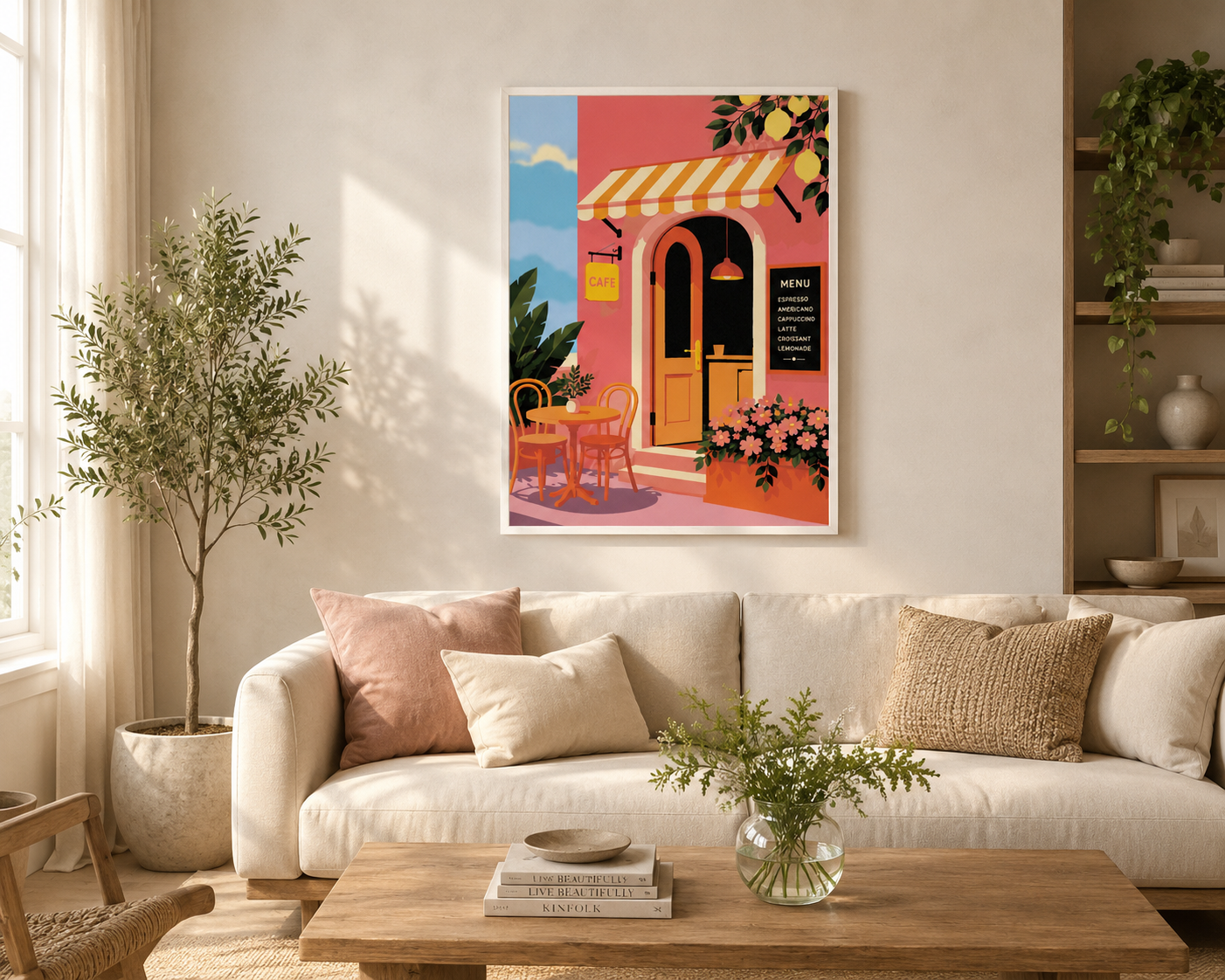 "Coffee and Catch-ups" Wall Art